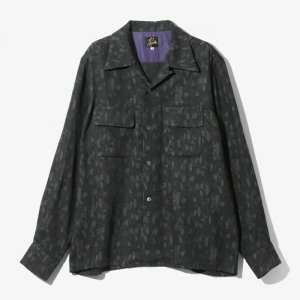 NEEDLES ˡɥ륺 Classic Shirt - Rayon Abstract Jq. PU162