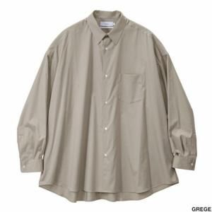 <img class='new_mark_img1' src='https://img.shop-pro.jp/img/new/icons1.gif' style='border:none;display:inline;margin:0px;padding:0px;width:auto;' />Graphpaper グラフペーパー Silicon Poplin Oversized Regular Collar Shirt GM253-50180