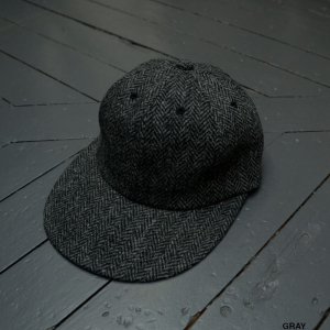 Riprap åץå  SEMI LONG BRIM CAP (MOON & HARRIS TWEED) RRC1801