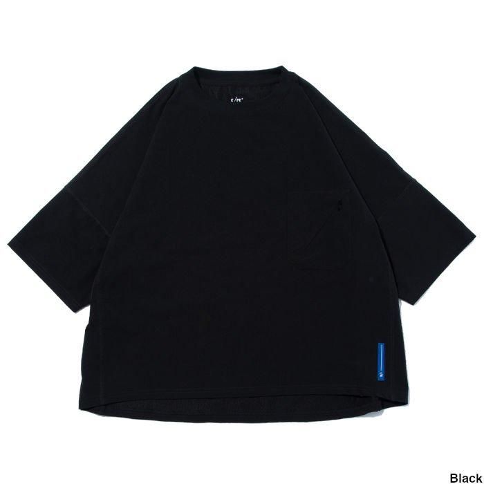 F/CE. エフシーイー ソロテックス ハーフジップ 半袖ブルゾン Tシャツ 黒 F/CE. エフシーイー ソロテックス ハーフジップ 半袖ブルゾン T
