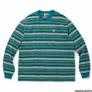 <img class='new_mark_img1' src='https://img.shop-pro.jp/img/new/icons1.gif' style='border:none;display:inline;margin:0px;padding:0px;width:auto;' />CITYCOUNTRYCITYƥȥ꡼ƥ EMBROIDERED LOGO MULTI BORDER L/S T-SHIRT CCC-253C007