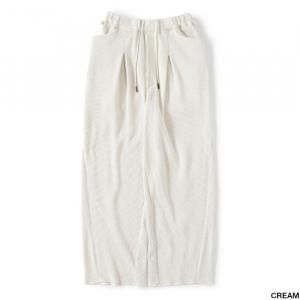 <img class='new_mark_img1' src='https://img.shop-pro.jp/img/new/icons50.gif' style='border:none;display:inline;margin:0px;padding:0px;width:auto;' />saby Х WAFFLE EASY PANTS - Pigment Stone Wash - 25W-081833
