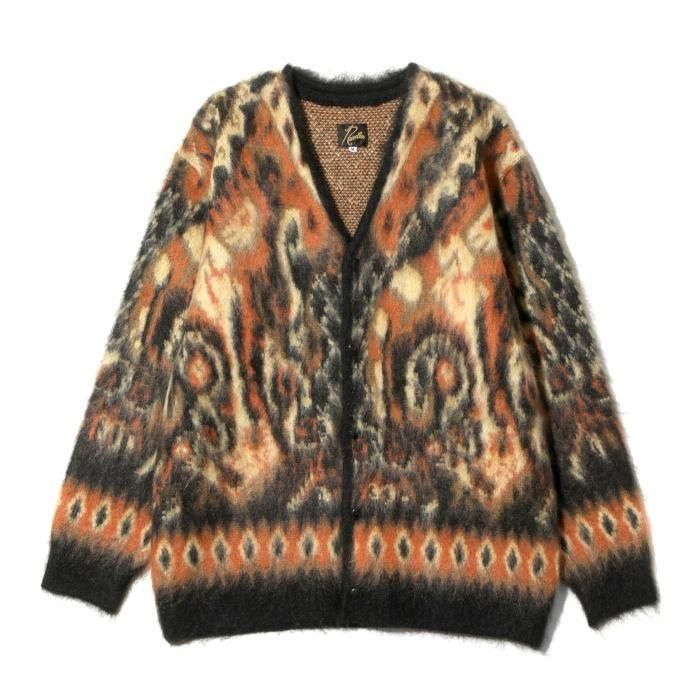 needles モヘアカーディガン　ニードルズ Needles 柄Mohair Cardigan 。｜doo-bop 塚本邦雄(Tsukamoto