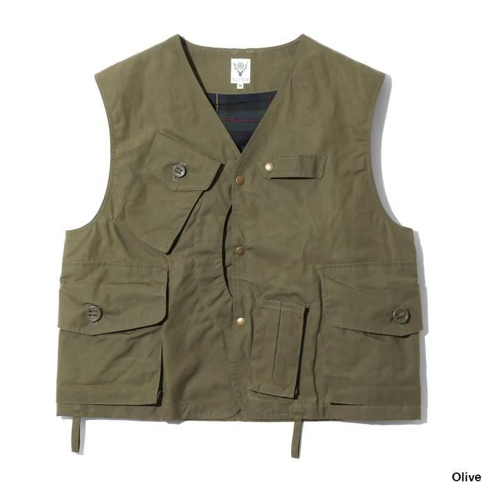 South2 West8 サウスツーウエストエイト Tenkara Vest - Waxed Cotton