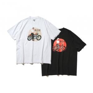 RIDING EQUIPMENT RESEARCH 饤ǥ åץ ꥵ Illustration Tee / Adam Nickel(MINE USA) RER172