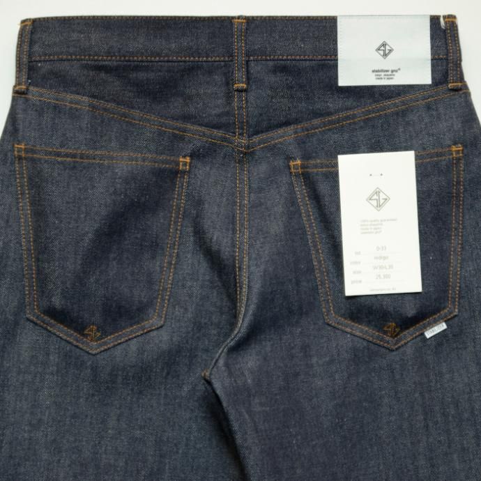 STABILIZER GNZ スタビライザージーンズ　インディゴ STABILIZER GNZ スタビライザージーンズ 0-46V2 carpenter jeans