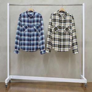 <img class='new_mark_img1' src='https://img.shop-pro.jp/img/new/icons1.gif' style='border:none;display:inline;margin:0px;padding:0px;width:auto;' />2026SS 先行予約 3月中旬お届け予定 UNUSED アンユーズド Long sleeve rayon check shirts US2562