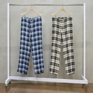 <img class='new_mark_img1' src='https://img.shop-pro.jp/img/new/icons1.gif' style='border:none;display:inline;margin:0px;padding:0px;width:auto;' />2026SS 先行予約 3月中旬お届け予定 UNUSED アンユーズド Rayon check pants UW1194
