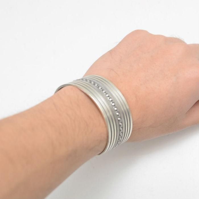 40%OFF SALE SALE hobo ホーボー Droplets Silver Bracelet Wide by