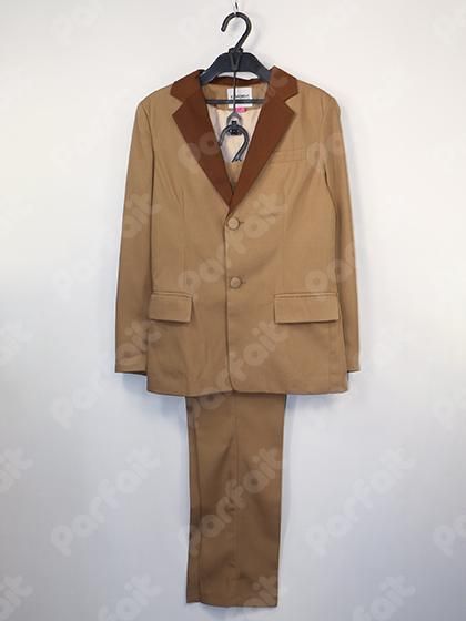 ☆中古品 旧1号 スーツ ズボン上着 Lサイズ コスプレ 革ジャン