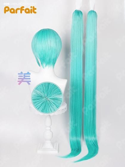VOCALOID 初音ミクオ コスプレ ウィッグ 精巧 五次元 ボーカロイド コスプレ 初音ミク 小悪魔 ウィッグ