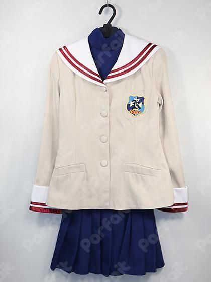 CLANNAD COSPATIO クラナド制服 コスプレ クラナド 3年女子制服 夏服ジャケットセット [CLANNAD-クラナド