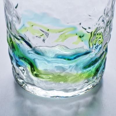 でこロックグラス 緑水 - 琉球ガラス工房 森のガラス館