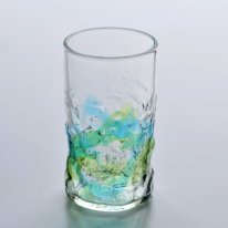 ドルフィンバブル　ロンググラス（緑/水）