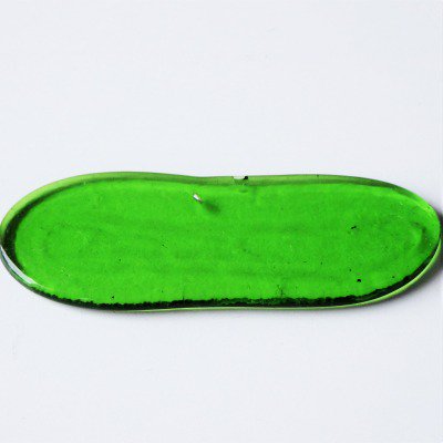 琉球ガラス　ミニ表札（緑）