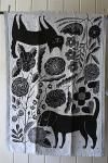 Lapuan Kankurit ߼硡ӡKitchen Towel KOIRA JA KISSA