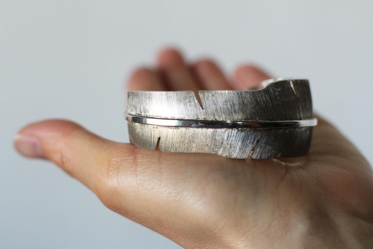 Wall Craft Antique インディアンジュエリー Michael Kirk Feather Bangle Co 004 Wall Craft Antique インディアンジュエリー Michael Kirk Feather Bangle Co 004