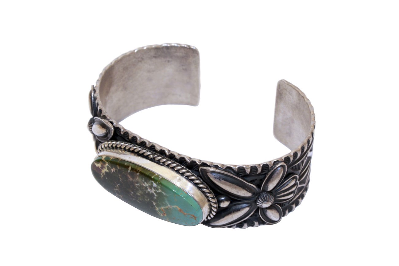 WALL -CRAFT & ANTIQUE- インディアンジュエリー / Andy Cadman -KING'S MANASSA TURQUOISE  BANGLE- (CO_015)