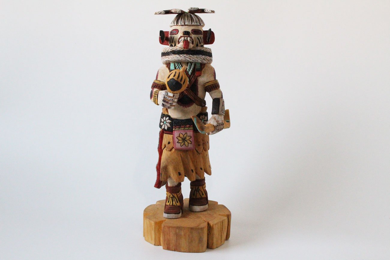 9" Tall カチナドール 精霊 アメリカインディアン ホピ ナバホ カチーナ