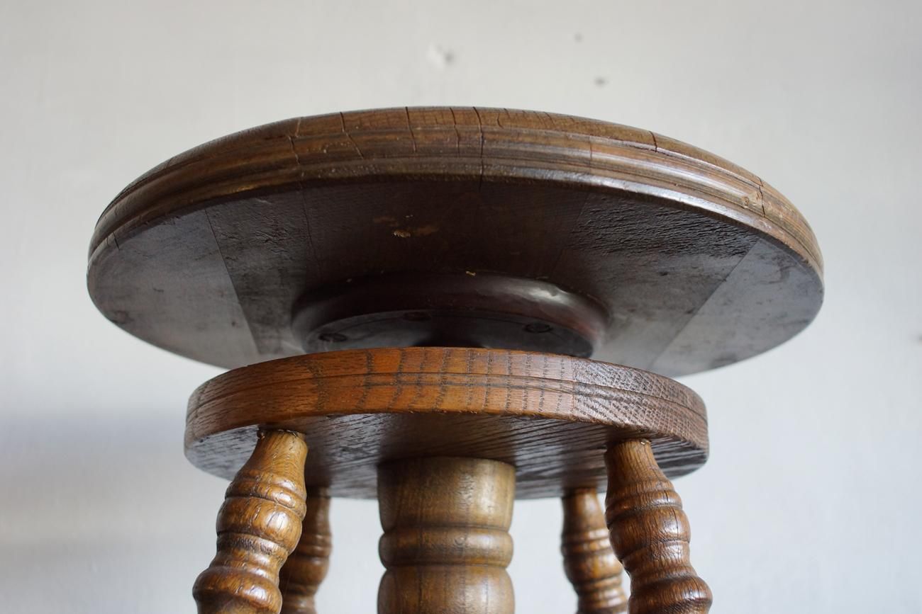 WALL -CRAFT & ANTIQUE- Antique / ピアノスツール (AQ_058)