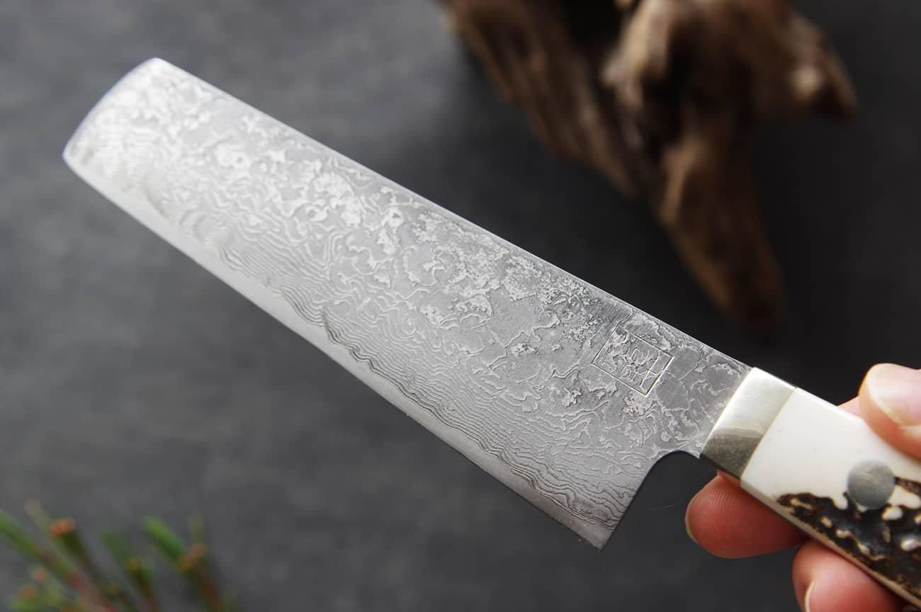 WALL -CRAFT & ANTIQUE- 裕翠工房 / 粉末ハイスR2 ダマスカス 包丁 菜
