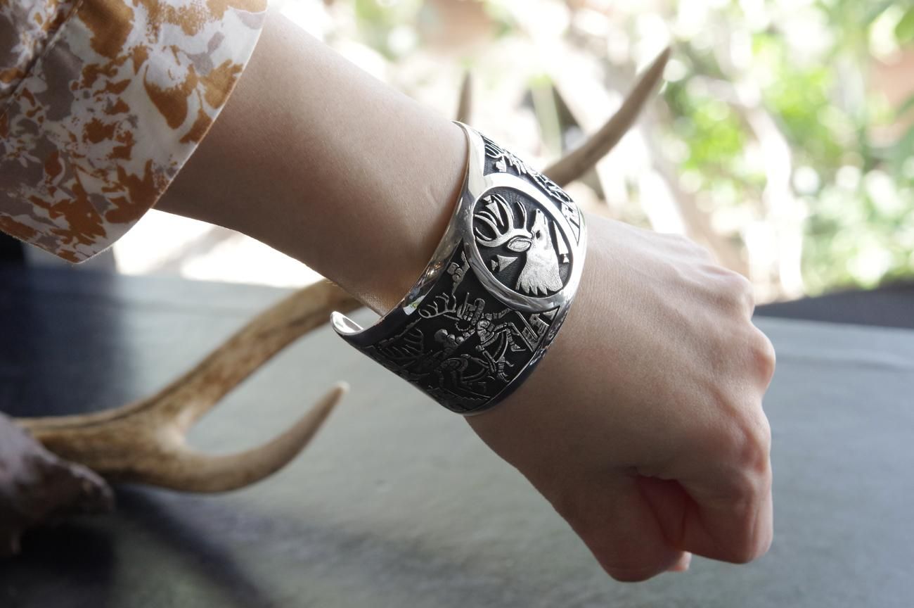 アクセサリー Bennett Kagenvema Hopi Bennett Kagenvema Overlay Bracelet - 練馬のインディアン