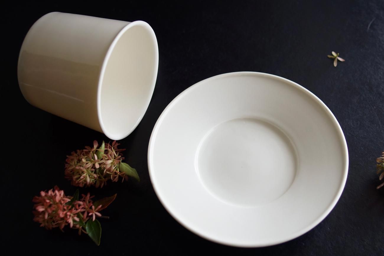 WALL -CRAFT & ANTIQUE- 濱岡健太郎 / コーヒーカップ＆ソーサー (角手