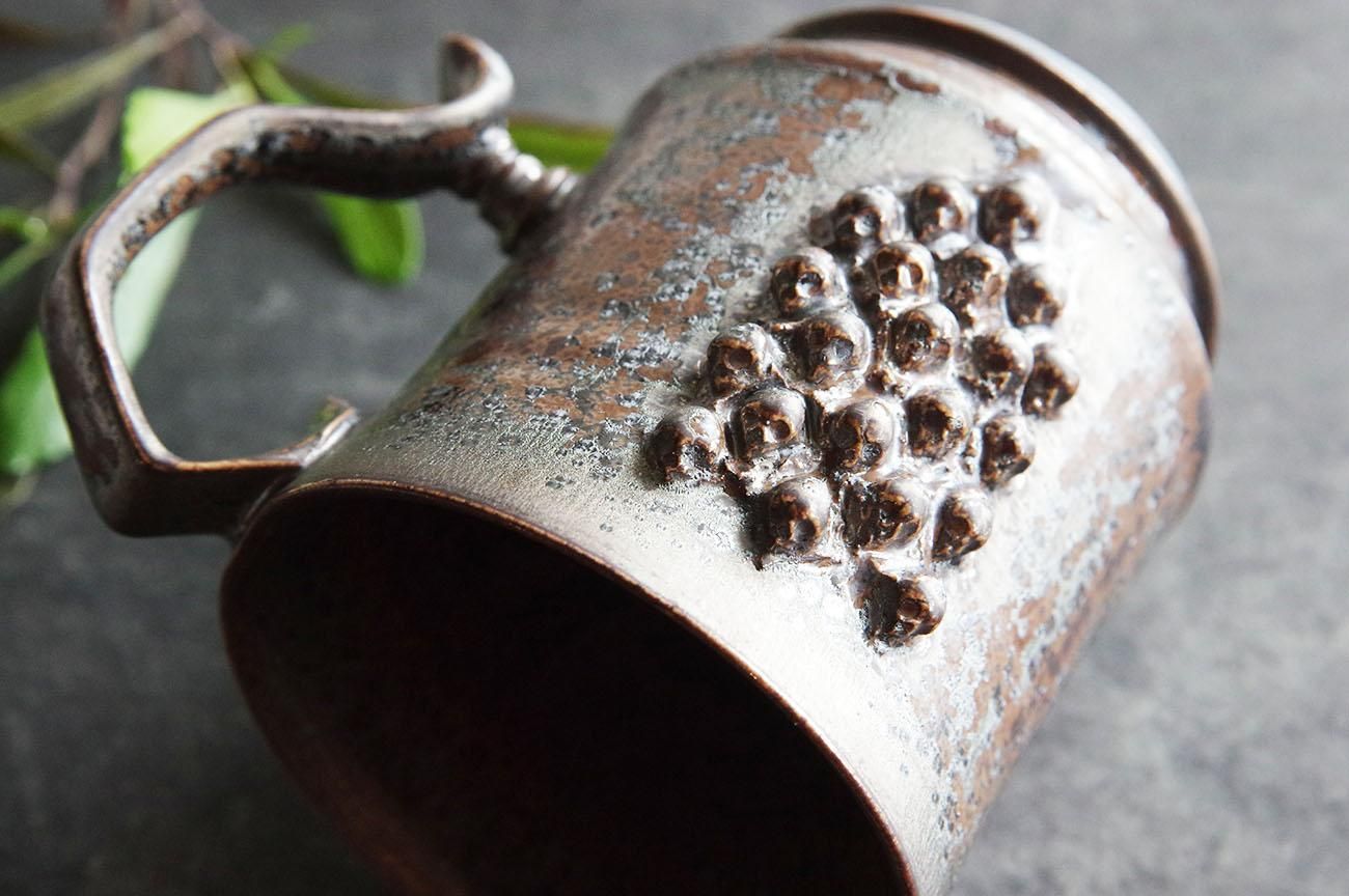 WALL -CRAFT & ANTIQUE- 濱中史朗 / マグカップ / レオパード / スカル