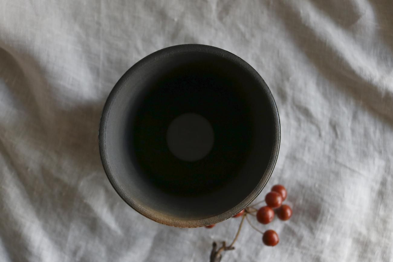 dairoku pottery / 炭化植木鉢 #2 (UY_007) | 陶器 - WALL