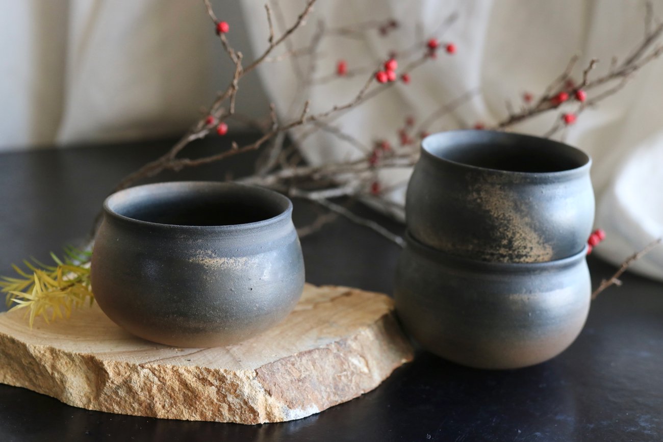 dairoku pottery / 炭化小鉢 大 #1 ( UY_013) | 陶器 - WALL -CRAFT & ANTIQUE-