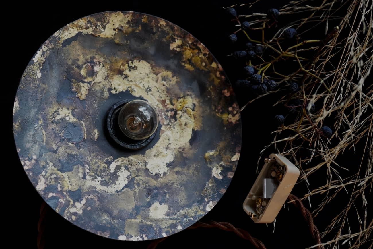 【貴重】榮製機 カーバイドランプ JLS-7000 真鍮製 J・FIELD WALL -CRAFT & ANTIQUE- 羽生直記 / ランプシェード / 真鍮ロウ仕上げ