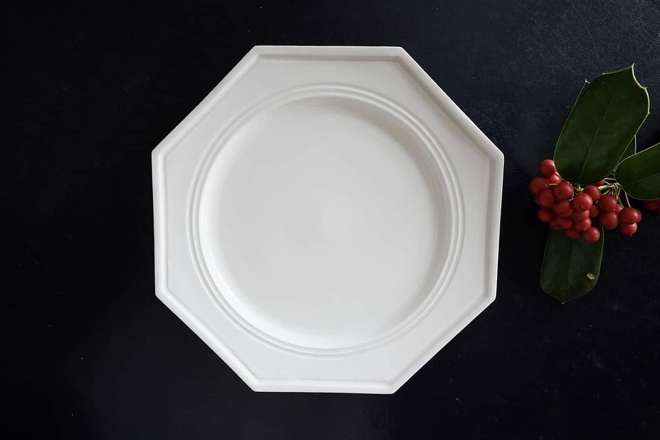 濱岡健太郎 皿 八角プレート オクトゴナル