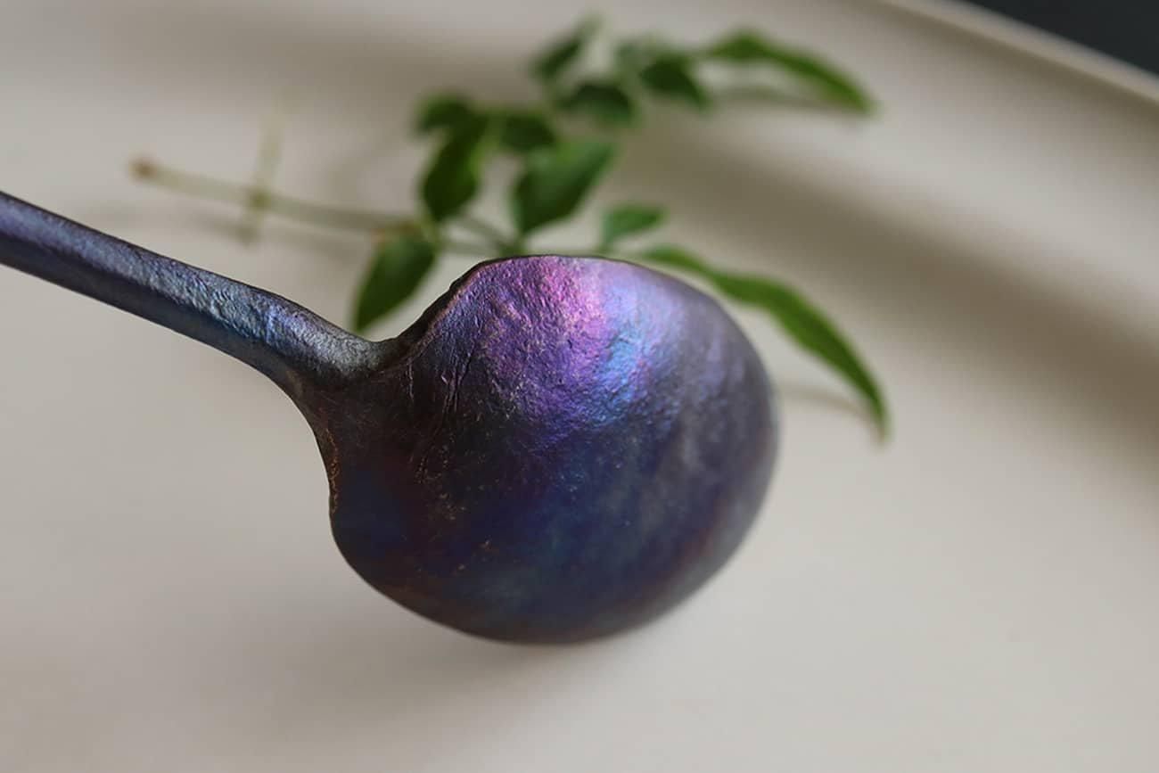堀居賢司 / 鍛造チタンカトラリー(彩) スプーン #1 | - WALL 堀居賢司 / 鍛造チタンカトラリー(彩) スプーン #1 | - WALL