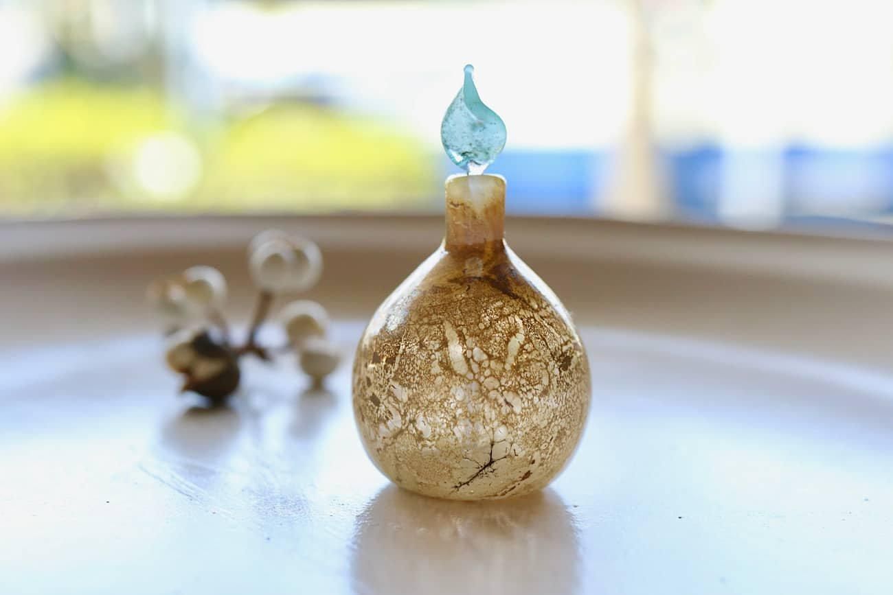 ガラスの香水瓶 ミニ香水瓶 馬蹄透明10個セット | 容器王国フルオル