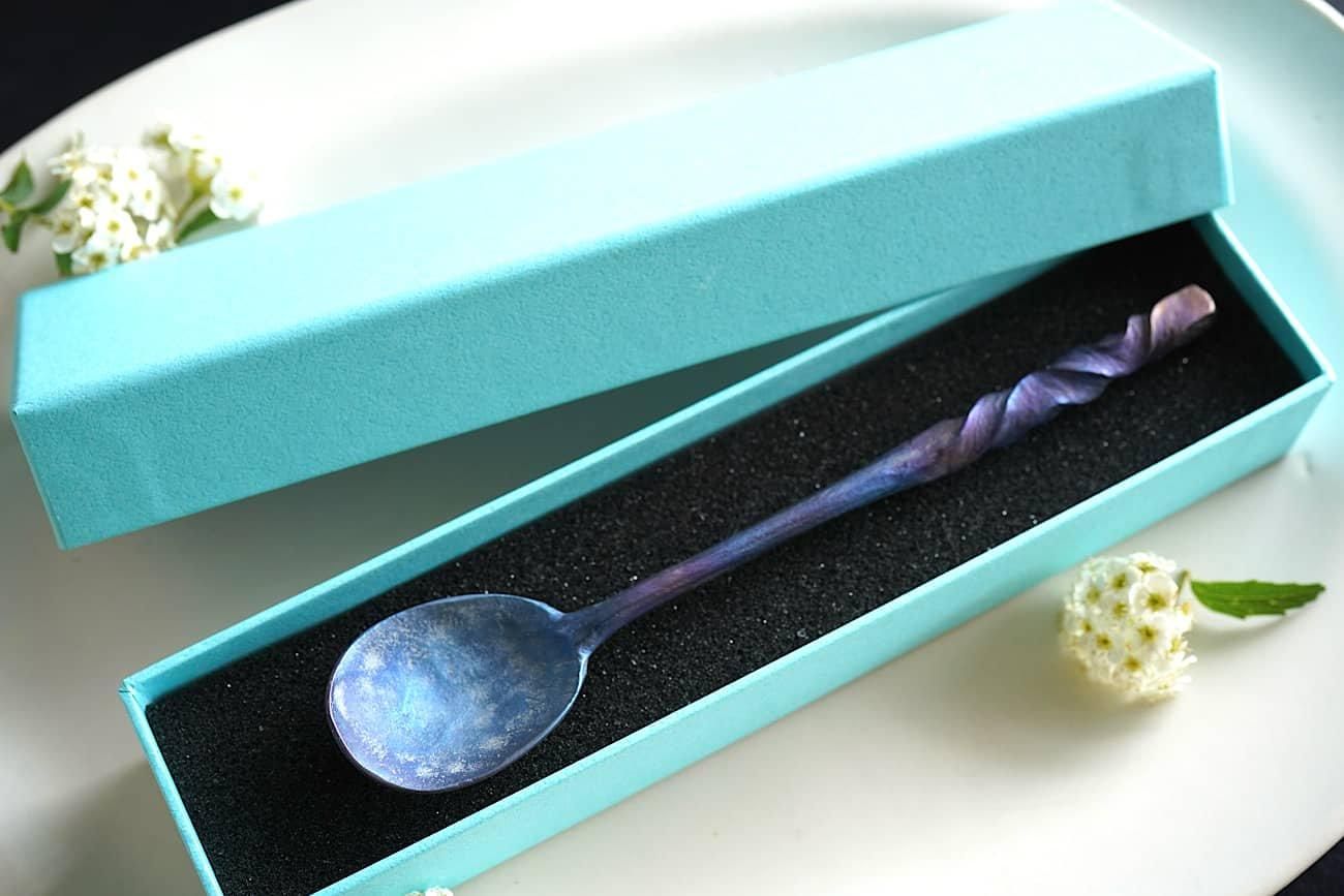 堀居賢司 | 鍛造チタンカトラリー(彩) スプーン - WALL -CRAFT