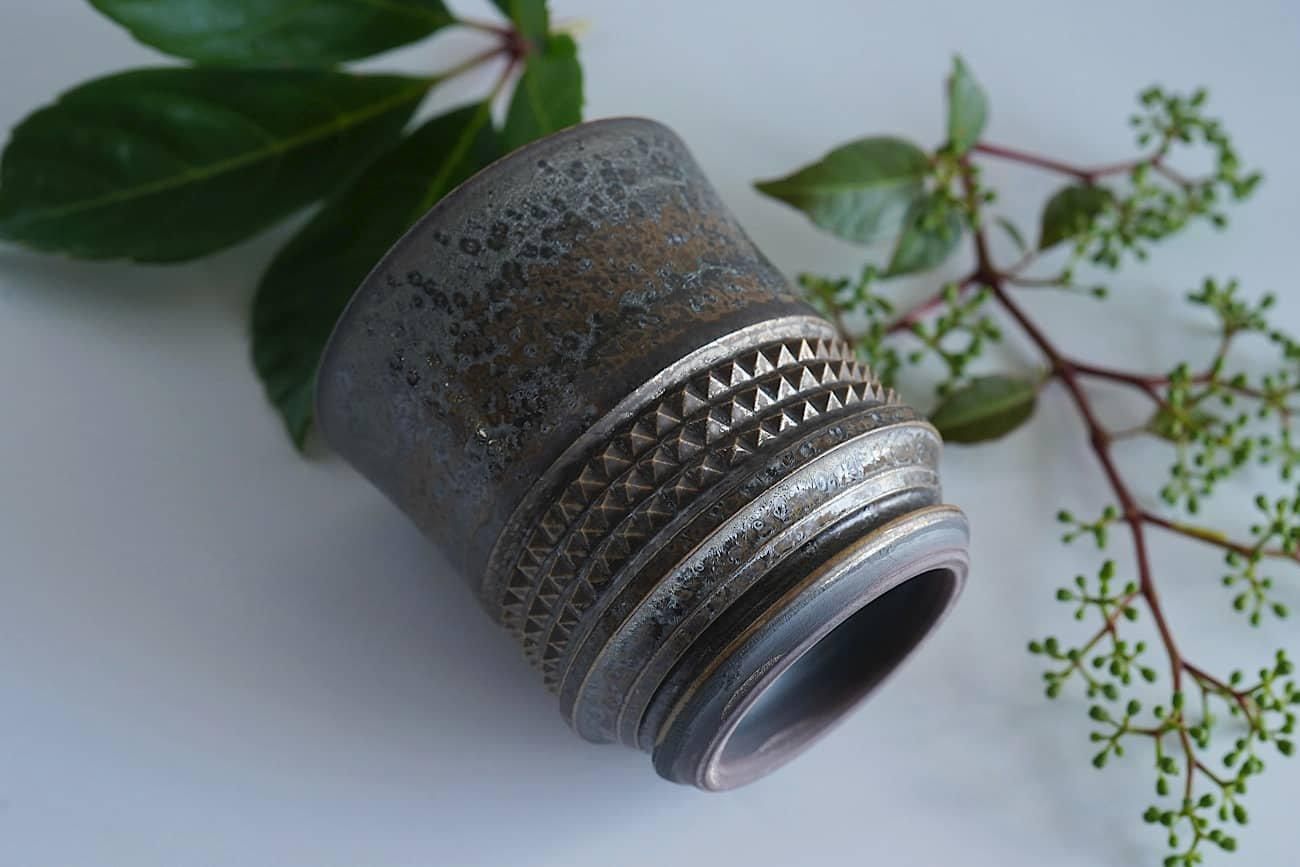 濱中史朗 | グラス | レオパードメッシュ | スタッズ - WALL