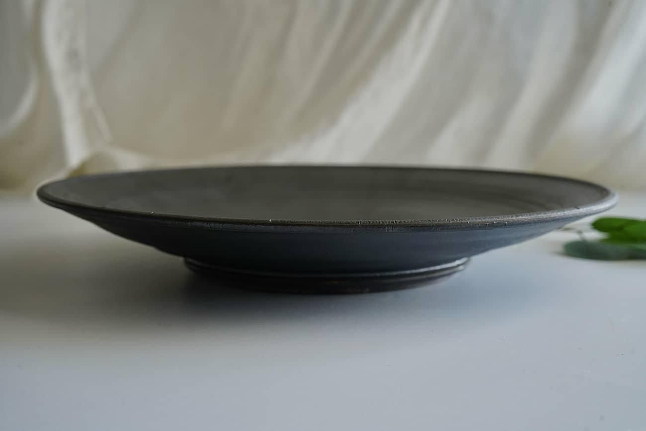 濱中史朗 | 皿 | パールレザー | 24cm - WALL -CRAFT & ANTIQUE-