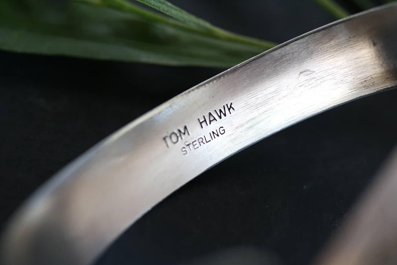 『トムホーム』作　2ラインバングル　インディアンジュエリー INDIAN JEWELRY - レア TOM HAWK 2ライン12KGFツイストロープ