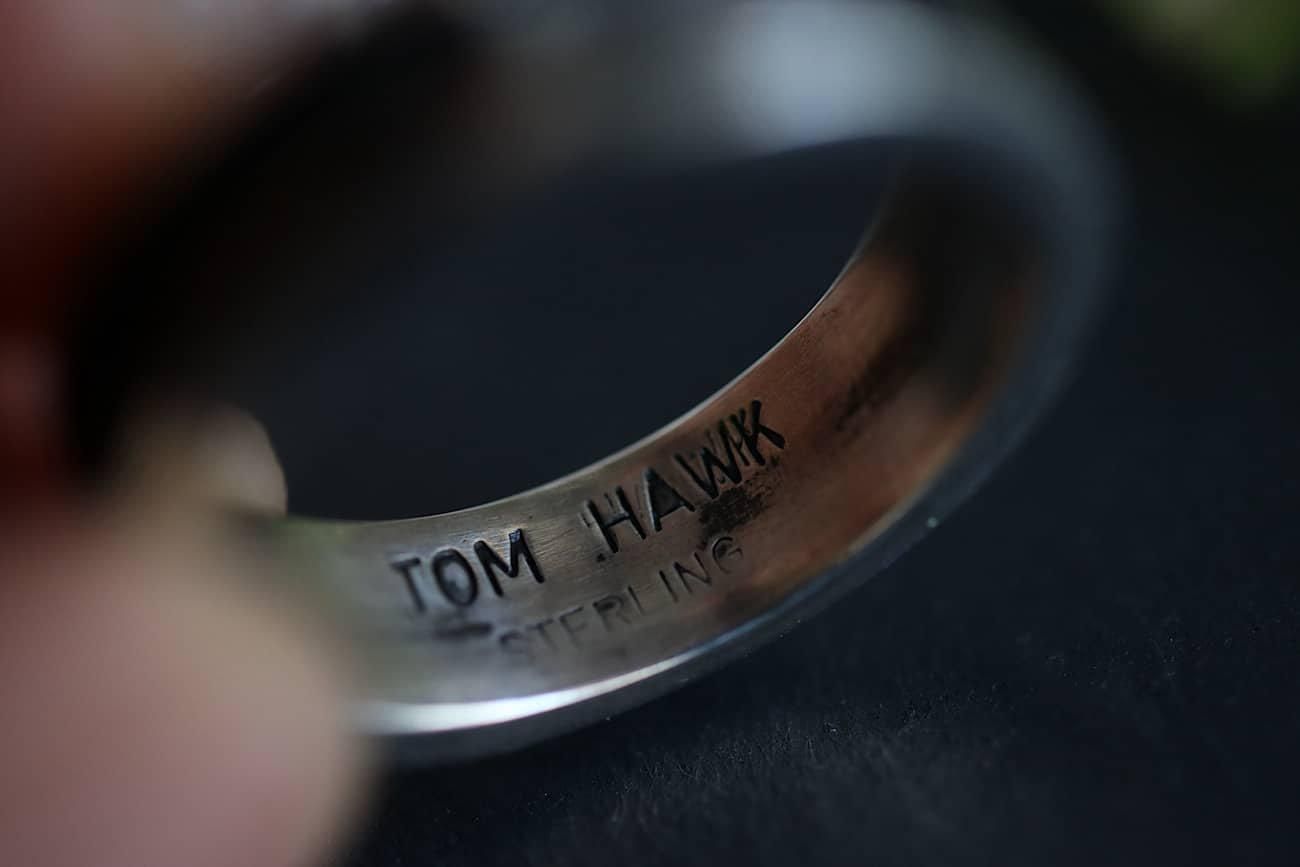 インディアンジュエリー | トム・ホーク ラインリング - WALL -CRAFT