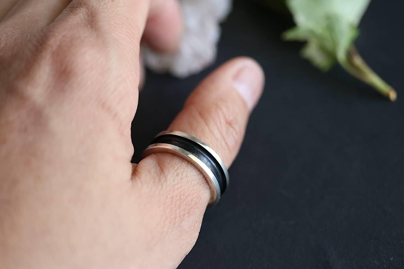 インディアンジュエリー | トム・ホーク ラインリング - WALL -CRAFT