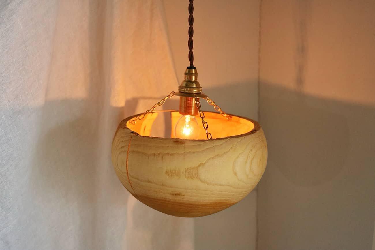 ニガキ アッパーランプシェード | 直径20.5cm - WALL -CRAFT & ANTIQUE-