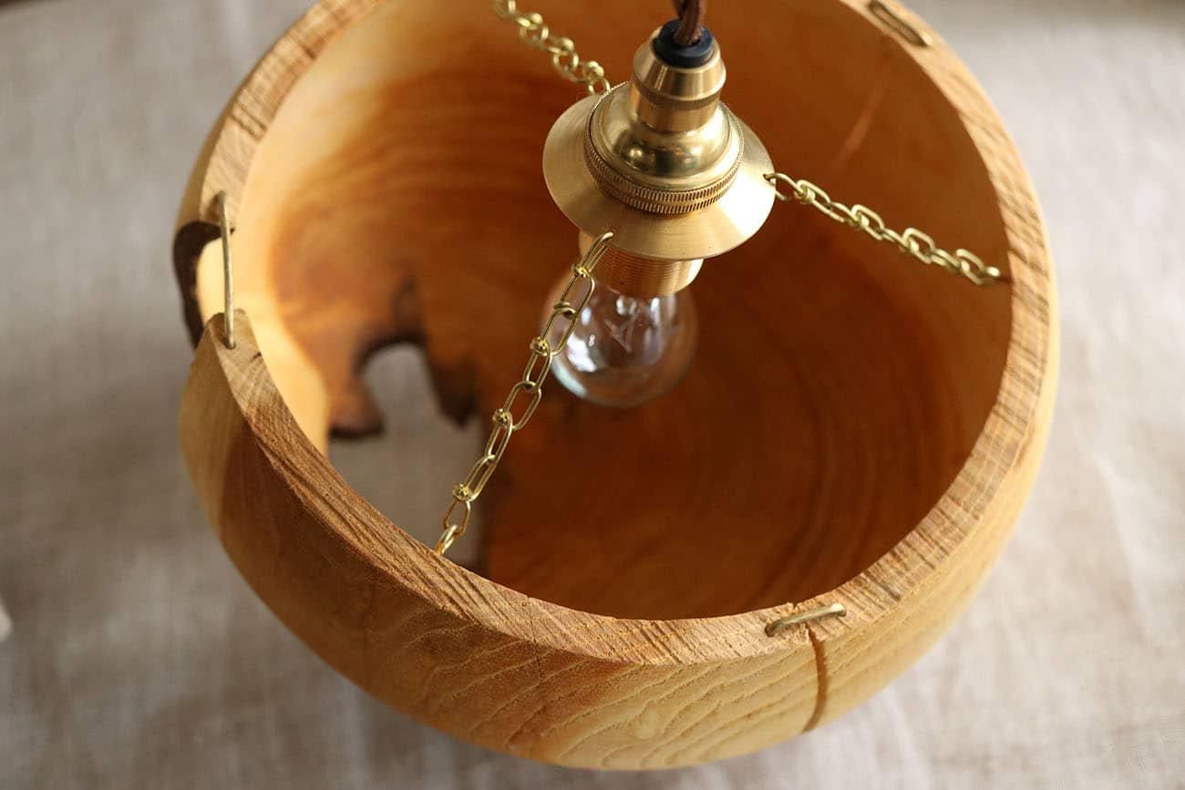 ニガキ アッパーランプシェード | 直径20.5cm - WALL -CRAFT & ANTIQUE-