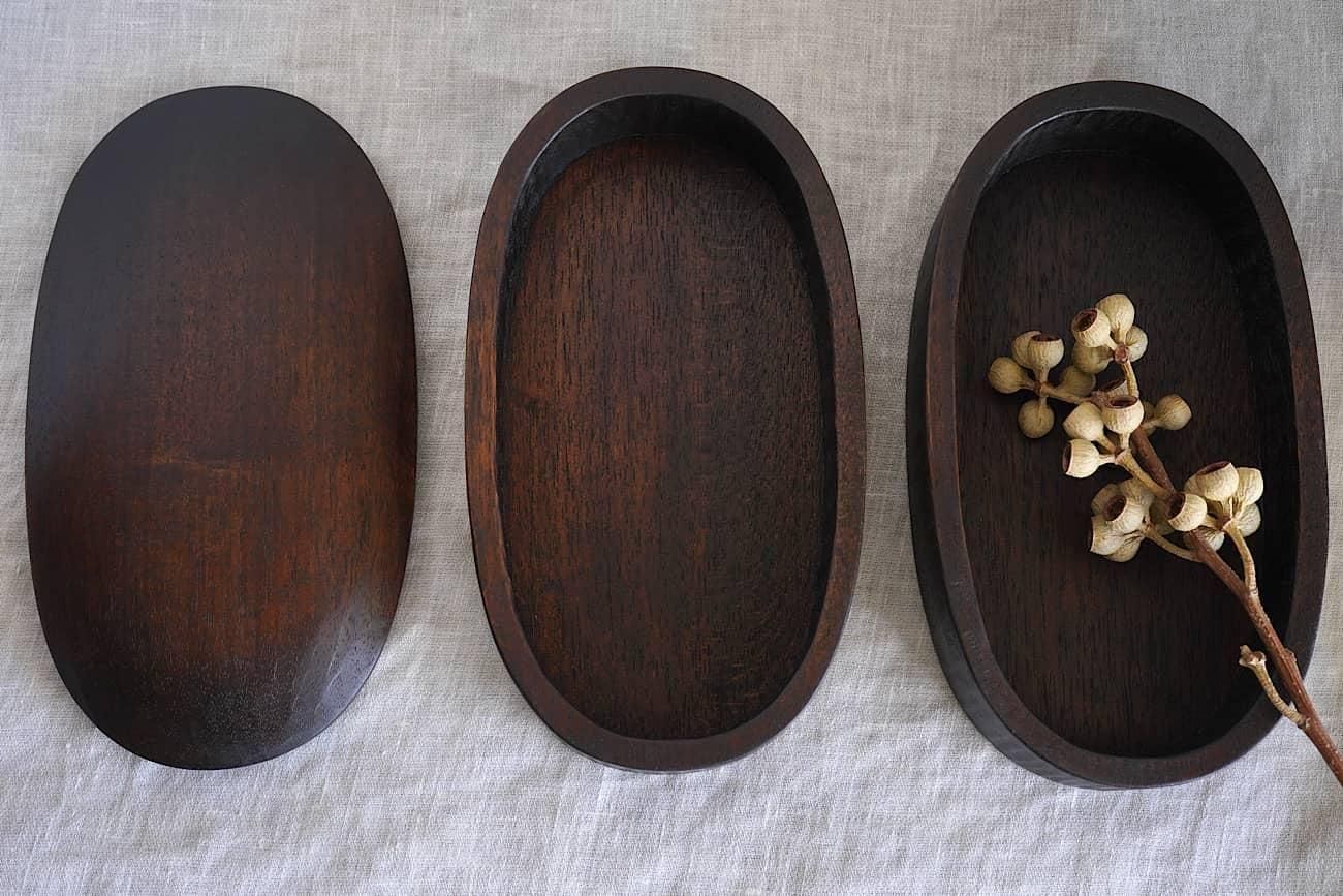 楕円刳り手箱 | 松本家具研究所 - WALL -CRAFT & ANTIQUE-