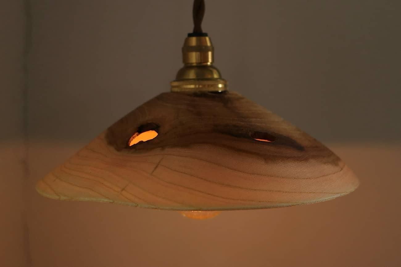中矢嘉貴 | ケヤキ ランプシェード - WALL -CRAFT & ANTIQUE-