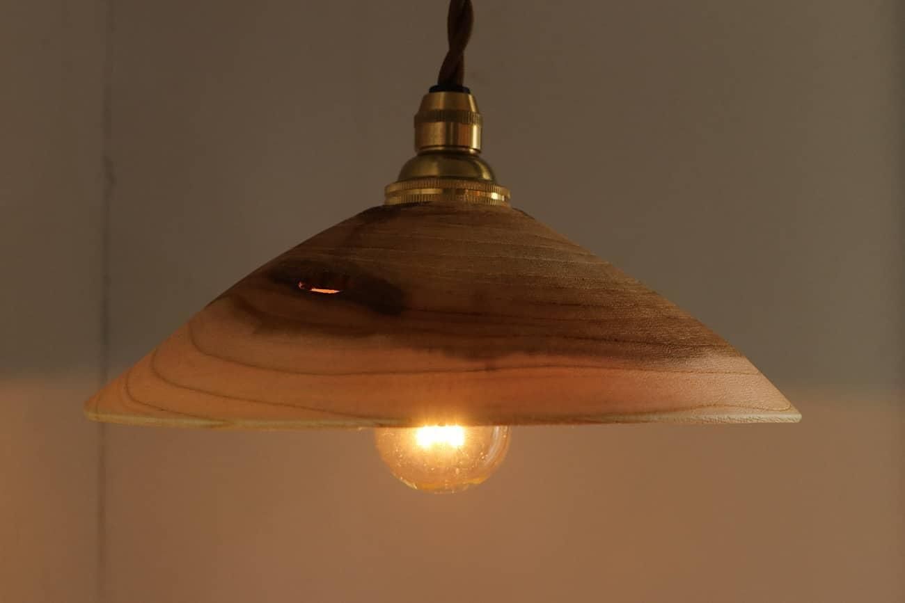 中矢嘉貴 | ケヤキ ランプシェード - WALL -CRAFT & ANTIQUE-