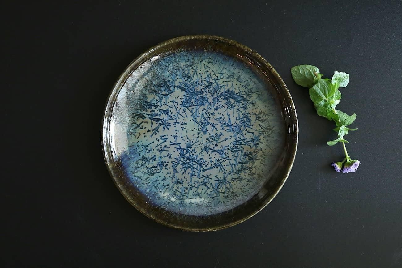 内村宇博 | 平皿S アオ #1 - WALL -CRAFT & ANTIQUE-