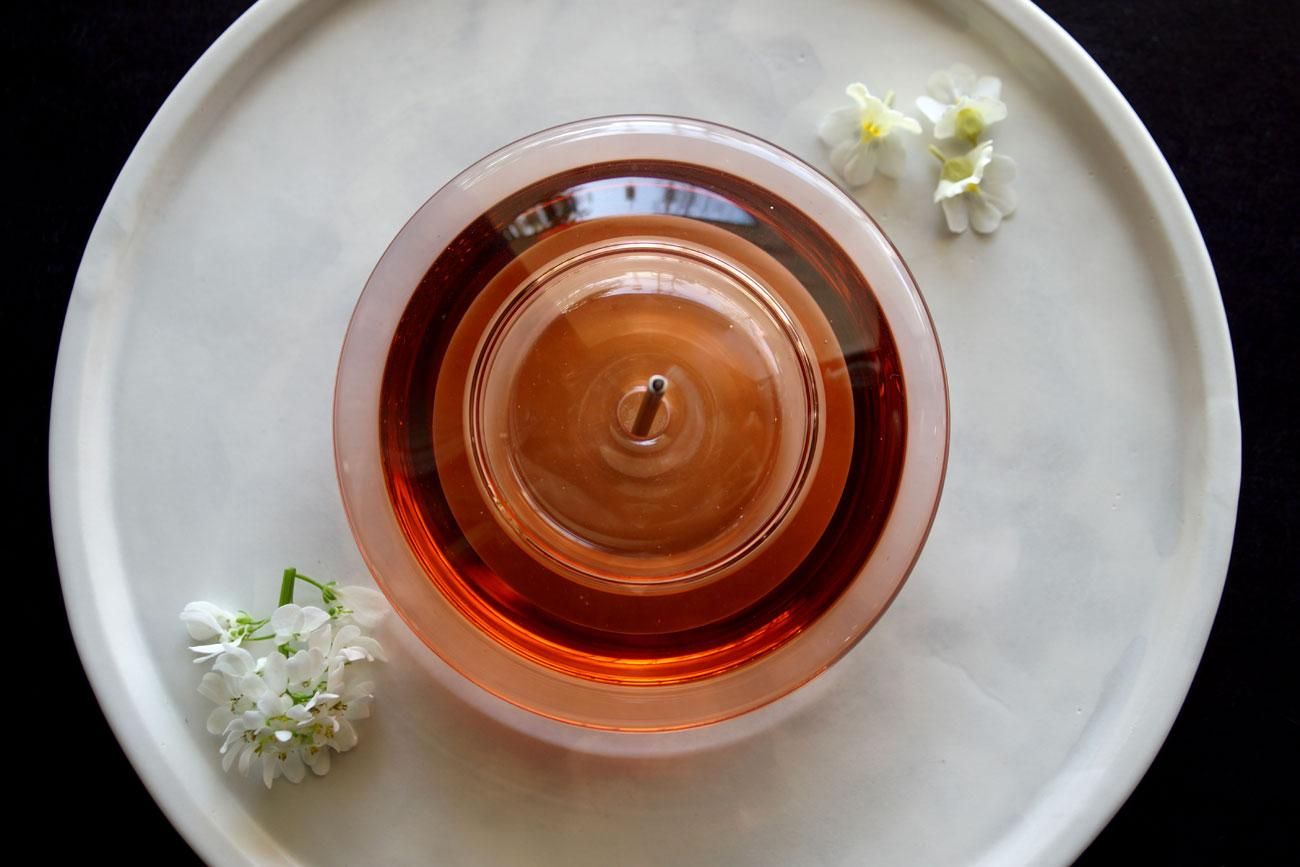 5点 狩野智宏 作 オイルランプ ガラス キャンドル TOHKA 狩野派 未使用