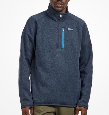 パタゴニア メンズ ベター セーター 1/4ジップ ( Pitch Blue ) | PATAGONIA Better Sweater 1/4 Zip  | クライミングシューズ　ボルダリング専門店「CLIMBS WORLD」