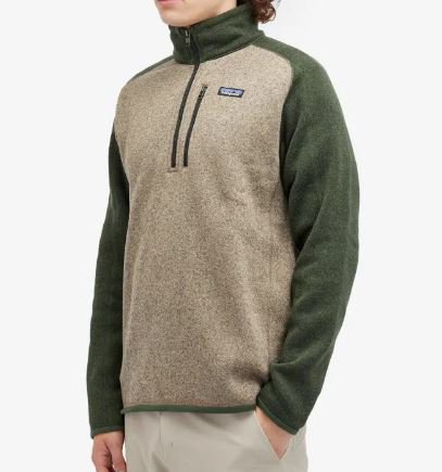 パタゴニア メンズ ベター セーター 1/4ジップ ( Seabird Grey ) | PATAGONIA Better Sweater 1/4  Zip | クライミングシューズ　ボルダリング専門店「CLIMBS WORLD」