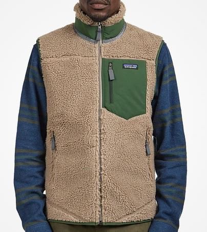 パタゴニア メンズ クラシック レトロX ベスト ( Seabird Grey ) | PATAGONIA Classic Retro-X Vest  | クライミングシューズ　ボルダリング専門店「CLIMBS WORLD」